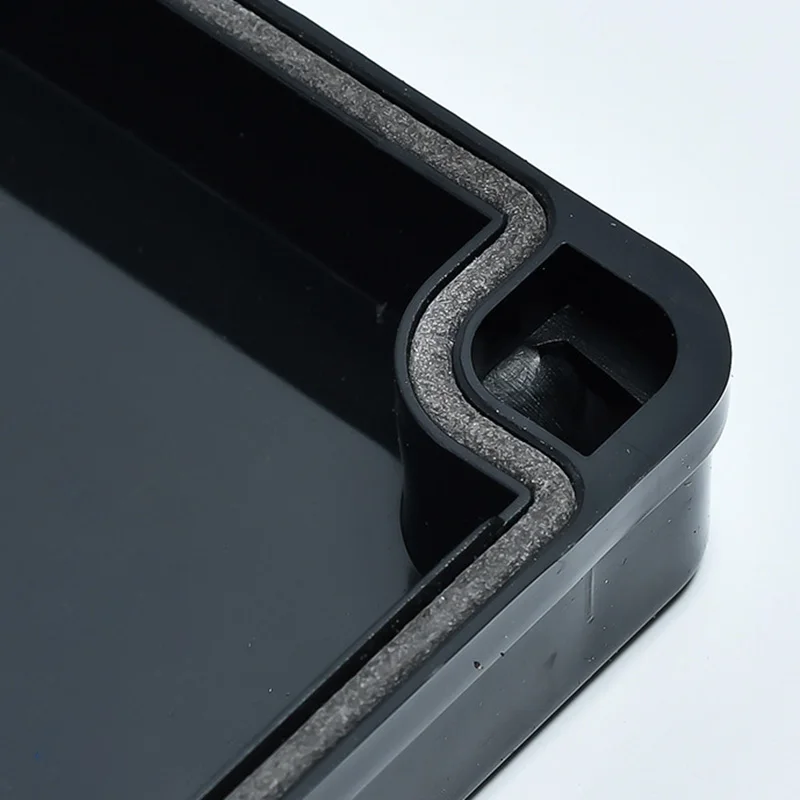F Series 8*4.8*3 Polegadas Preto Plástico ABS Juction Box Parafuso Cabo Personalizado Impermeável Instrumento Caso IP66 Caixa de Recinto Exterior