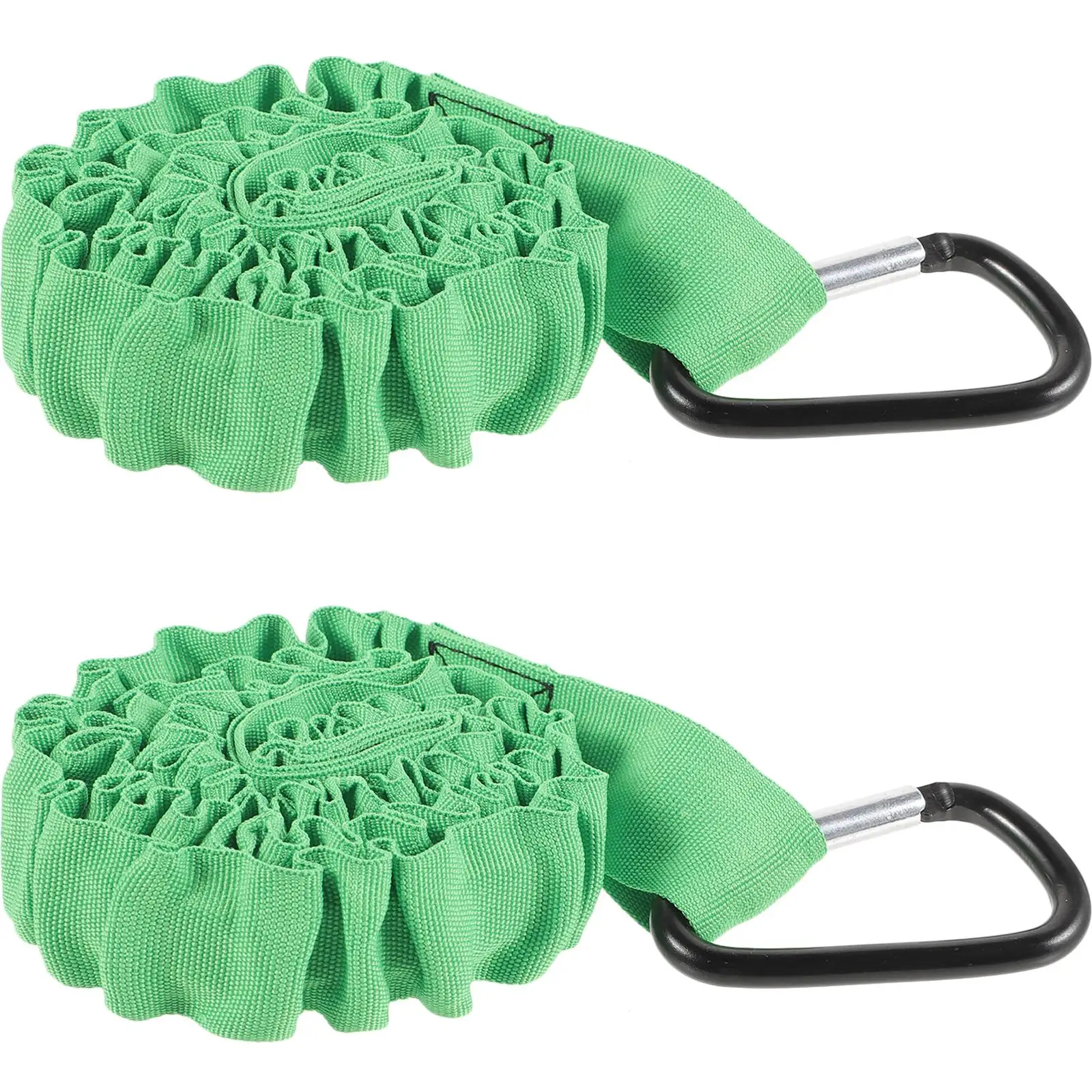 

2 Pcs Anti-lost Rope High Paddle Fix Strap for Kayak Canoe Surfboard Adjustable Carry Ribbon Green Color