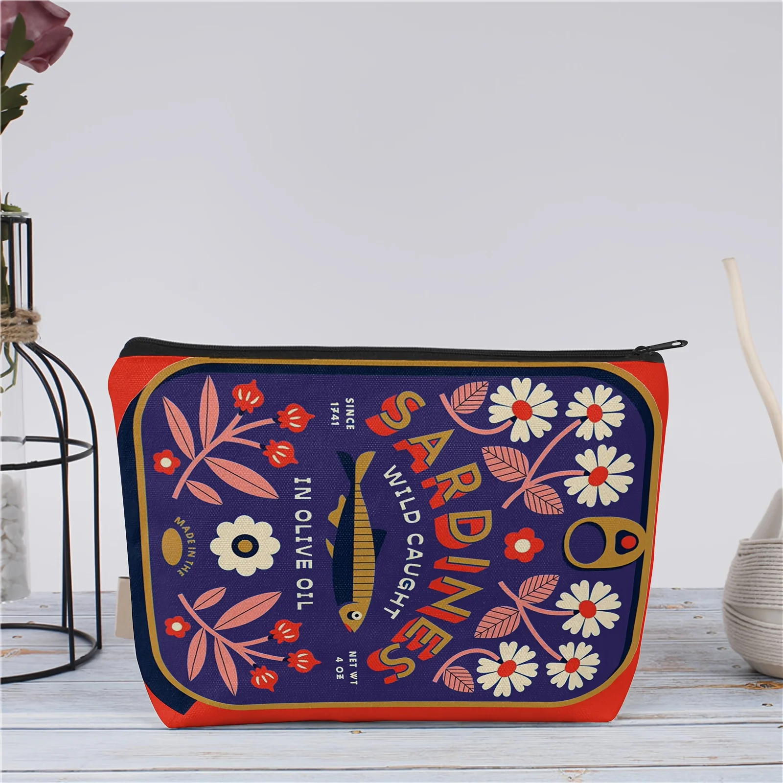 A Mermaid makeup bag - women's multifunctional zipper pouch, jewelry storage bagjewelry storage bag, perfect travel zipper small view 2