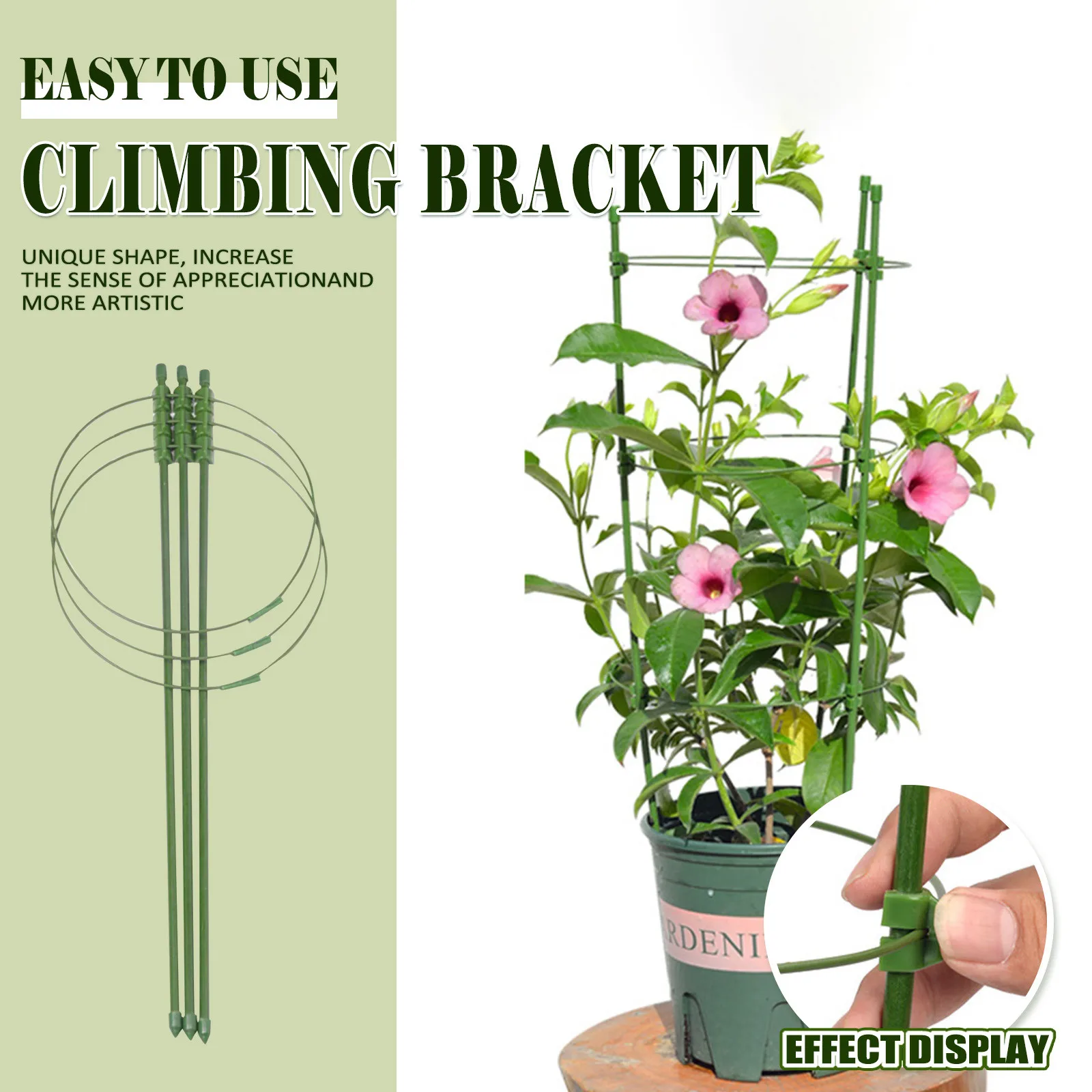 Plant Support Cage Resistant Garden Plant Support Ring Plant Stake Plant Support Tomato Cage, 45 Cm Plant Lattice Frame Kit