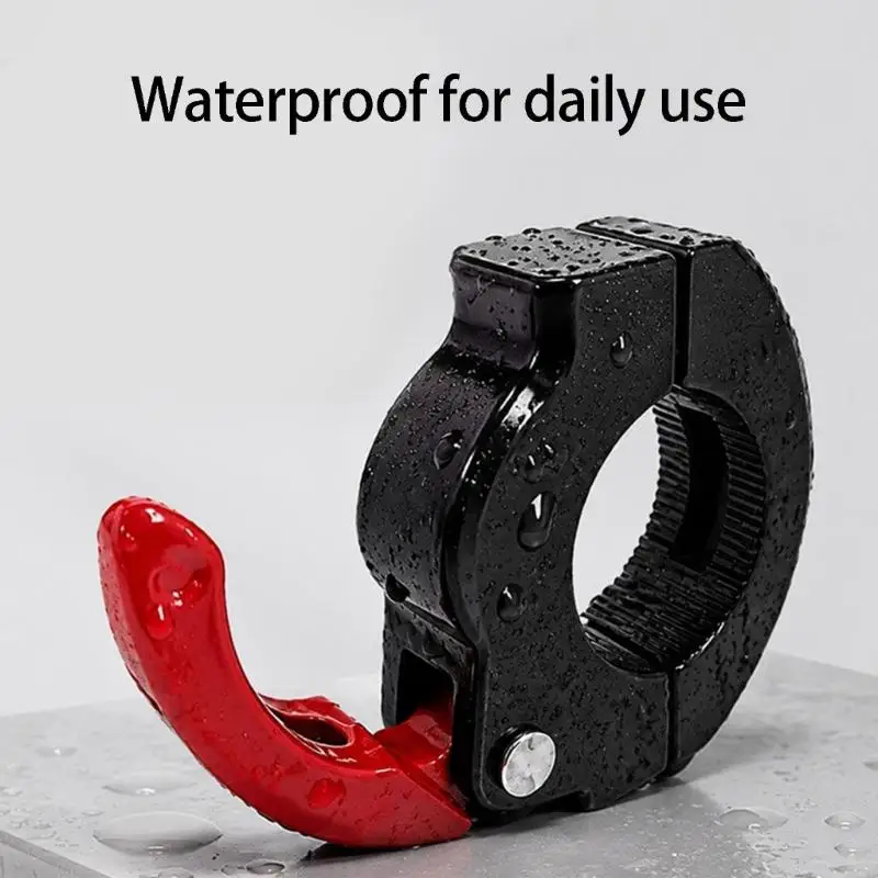 Large Alloy Rings Clip with Open Close Design for Commuting Gear and Small Bags 4XBB