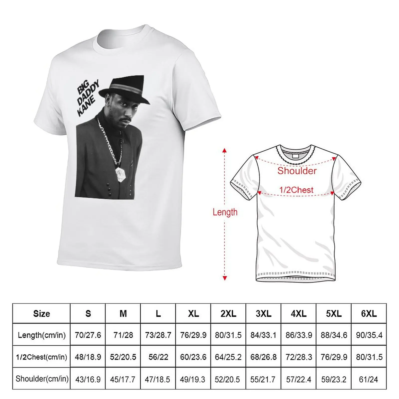 BIG DADDY KANE T-Shirt man t shirts high quality luxury brand t shirt man plain man t shirts for men casual T-Shirt