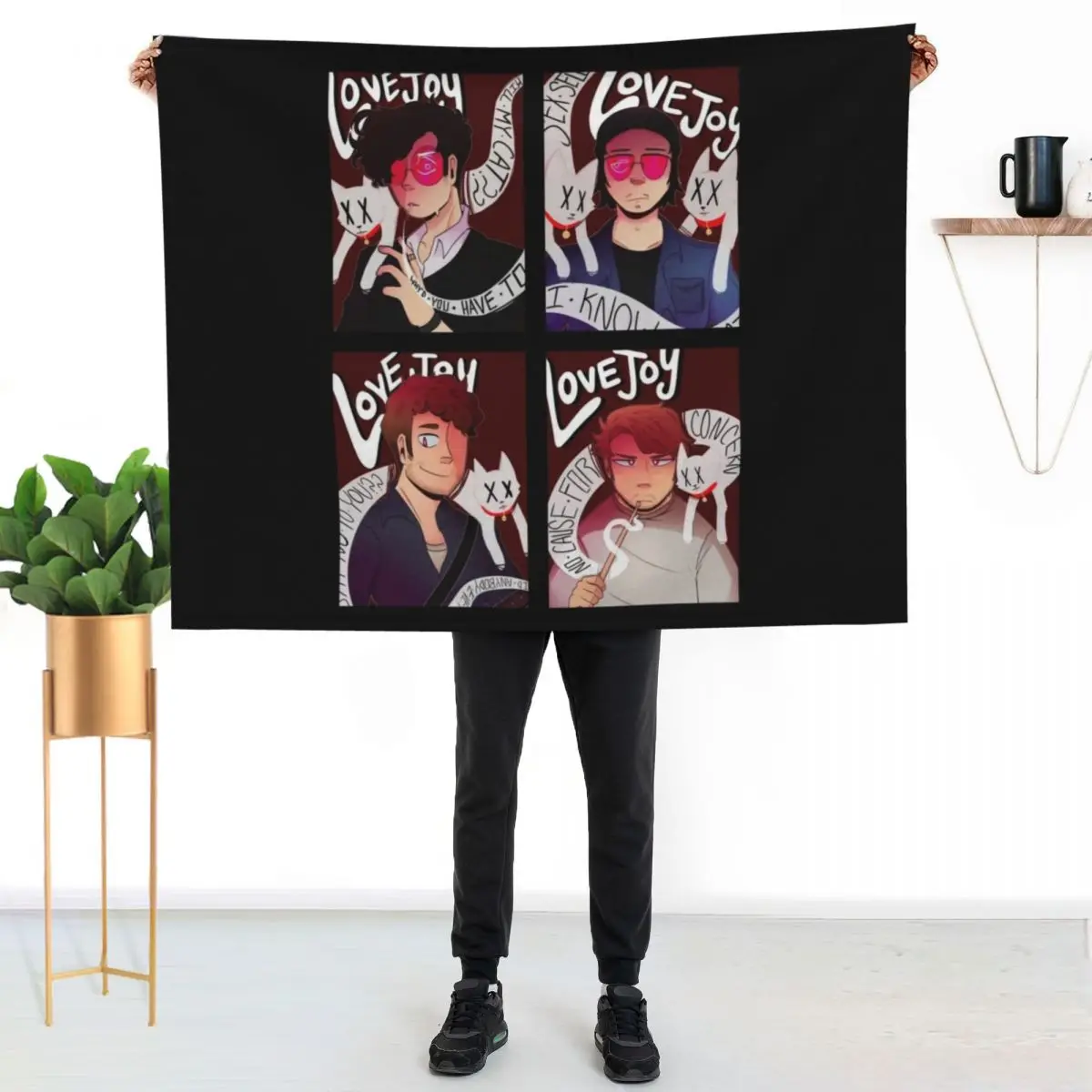 

Lovejoy band Throw Blanket Warm Cozy Throw Blanket for Living Room Couch