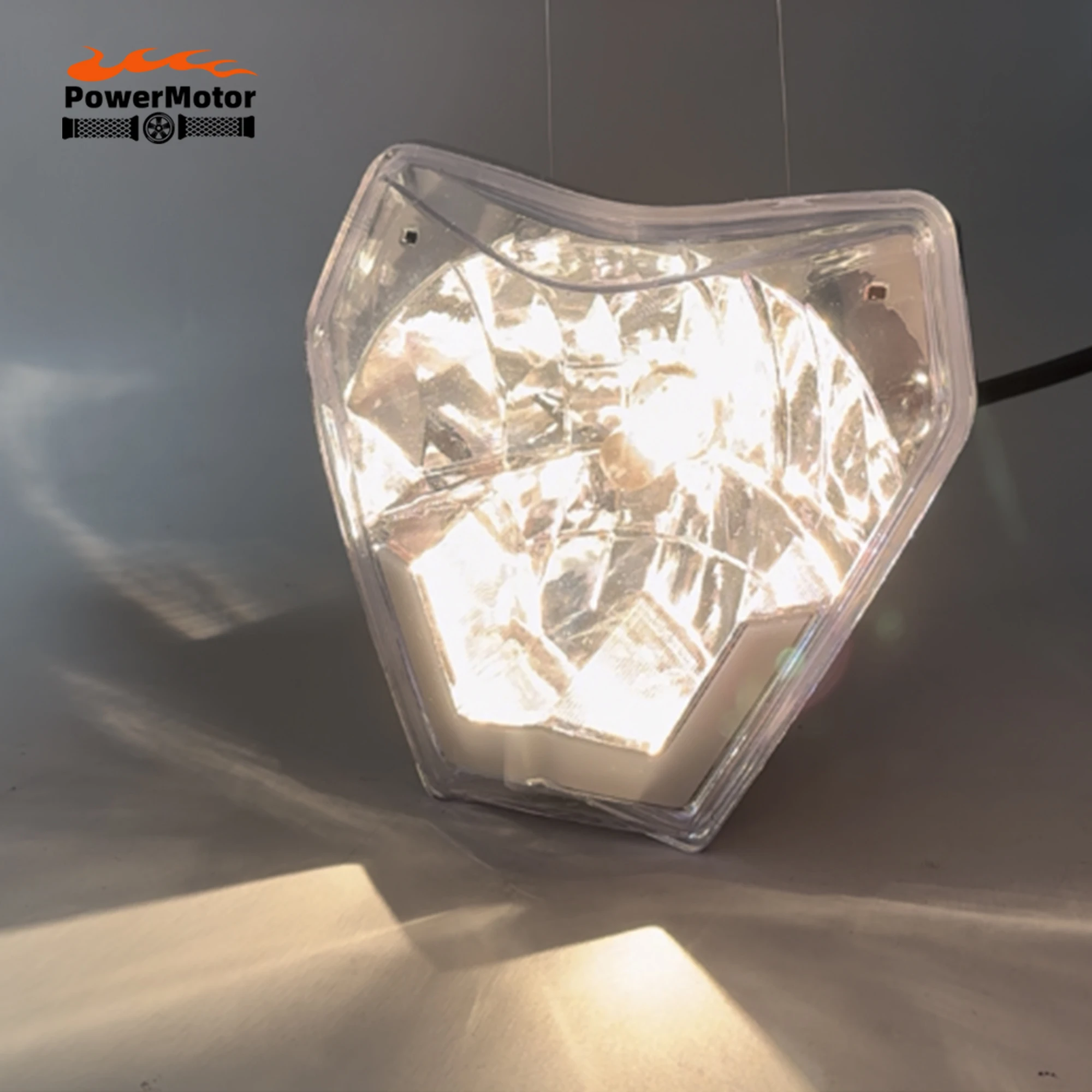 ل KTM EXC XC XCF XCW XCFW SX 125-530 2024 موتوكروس الهالوجين مقاوم للماء المصباح ضوء الفتيل الترابية أضواء الدراجة كشافات أجزاء