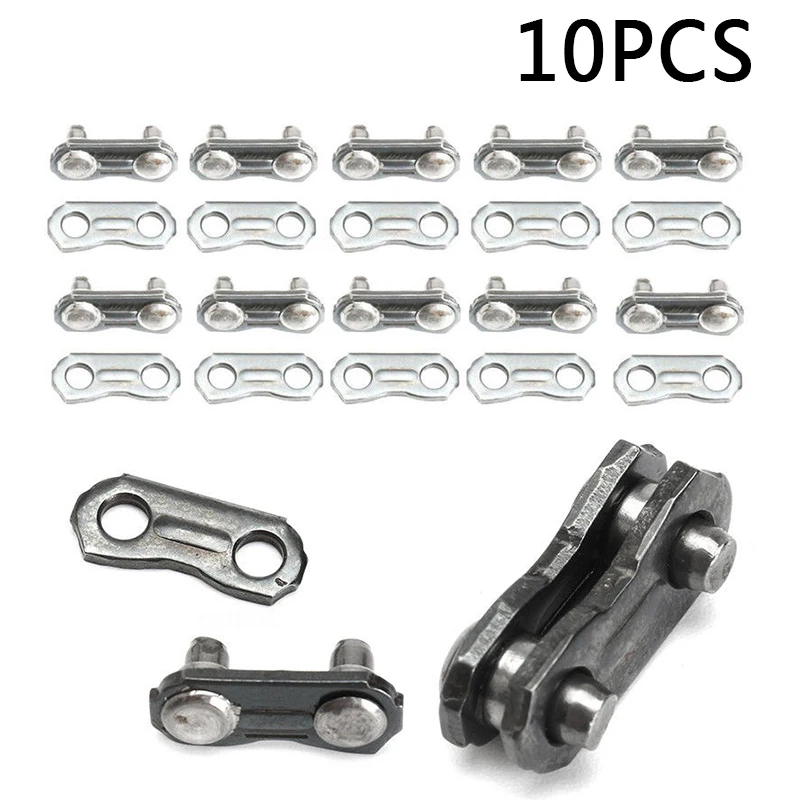 10 Pcs Stainless Steel Chainsaw Chain Joiners Link 1.5*0.5cm For Joinning 325 058 Chains Chainsaw Parts Garden Tool Accessories