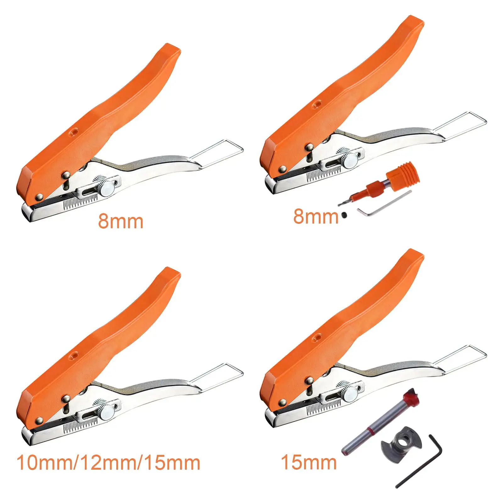 

Single Hole Puncher with Scale Adjustable for PVC Card Hard Film Wood Veneer