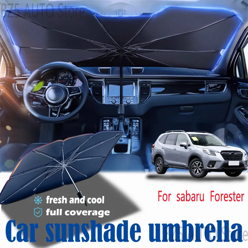 

For sabaru Forester front windshield panel, sun visor, summer accessories, heat insulation, sun shading, and sun protection