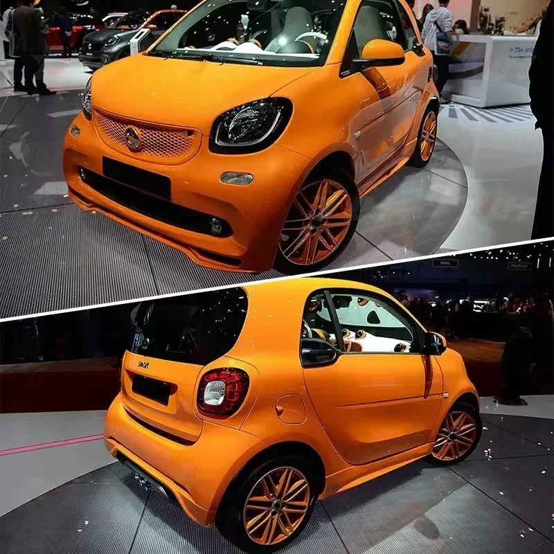 Smart Two Doors Fortwo 453 Upgrade to B Style Body Kit Front Lip Rear Diffuser Side Skirts Exhaust System Rear Wing