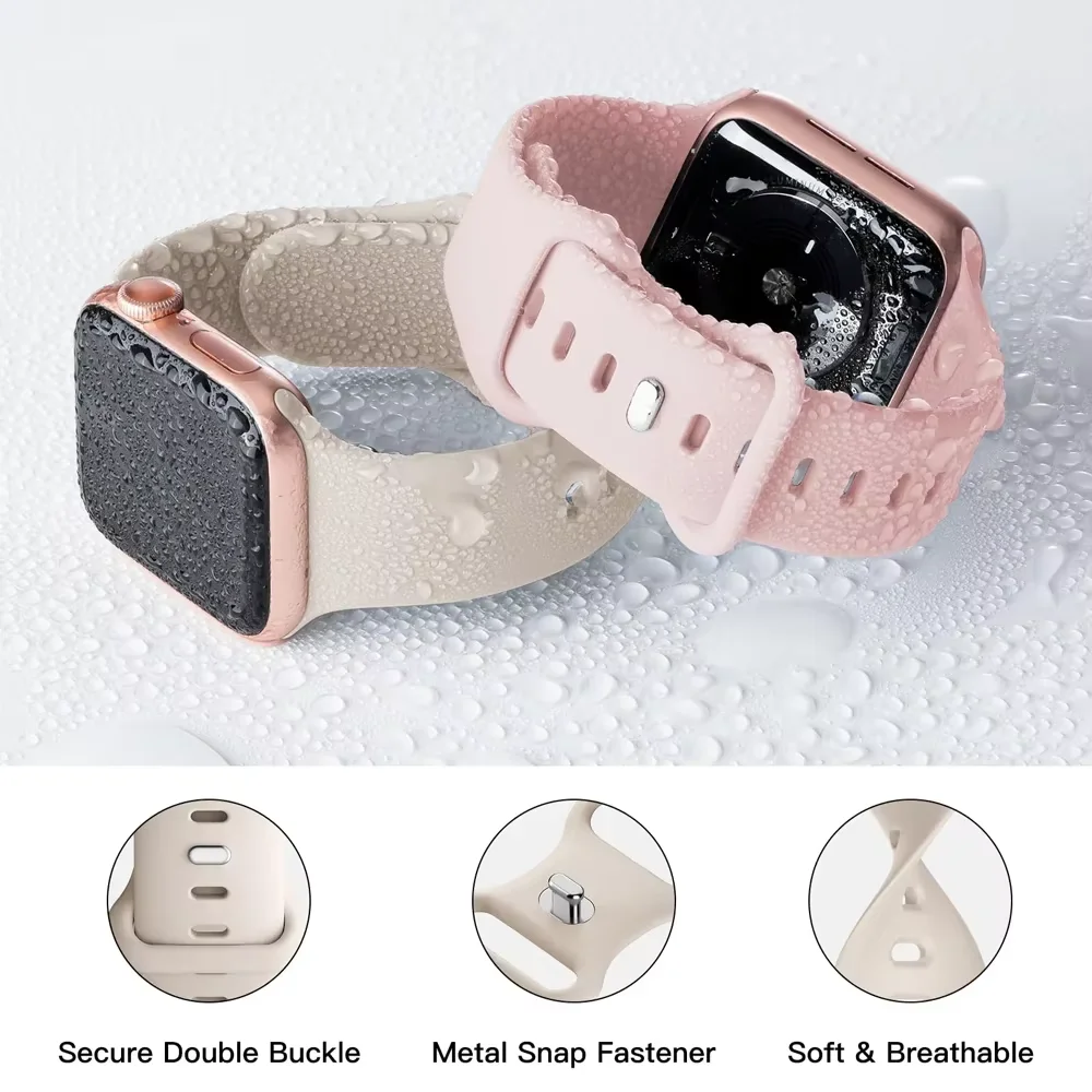 حزام سيليكون لساعة أبل الترا 2 49 مللي متر 10 46 مللي متر 42 مللي متر 9 8 7 45 مللي متر 41 مللي متر لينة استبدال معصمه ل iWatch 6 5 4 3 SE 44 مللي متر 40 مللي متر