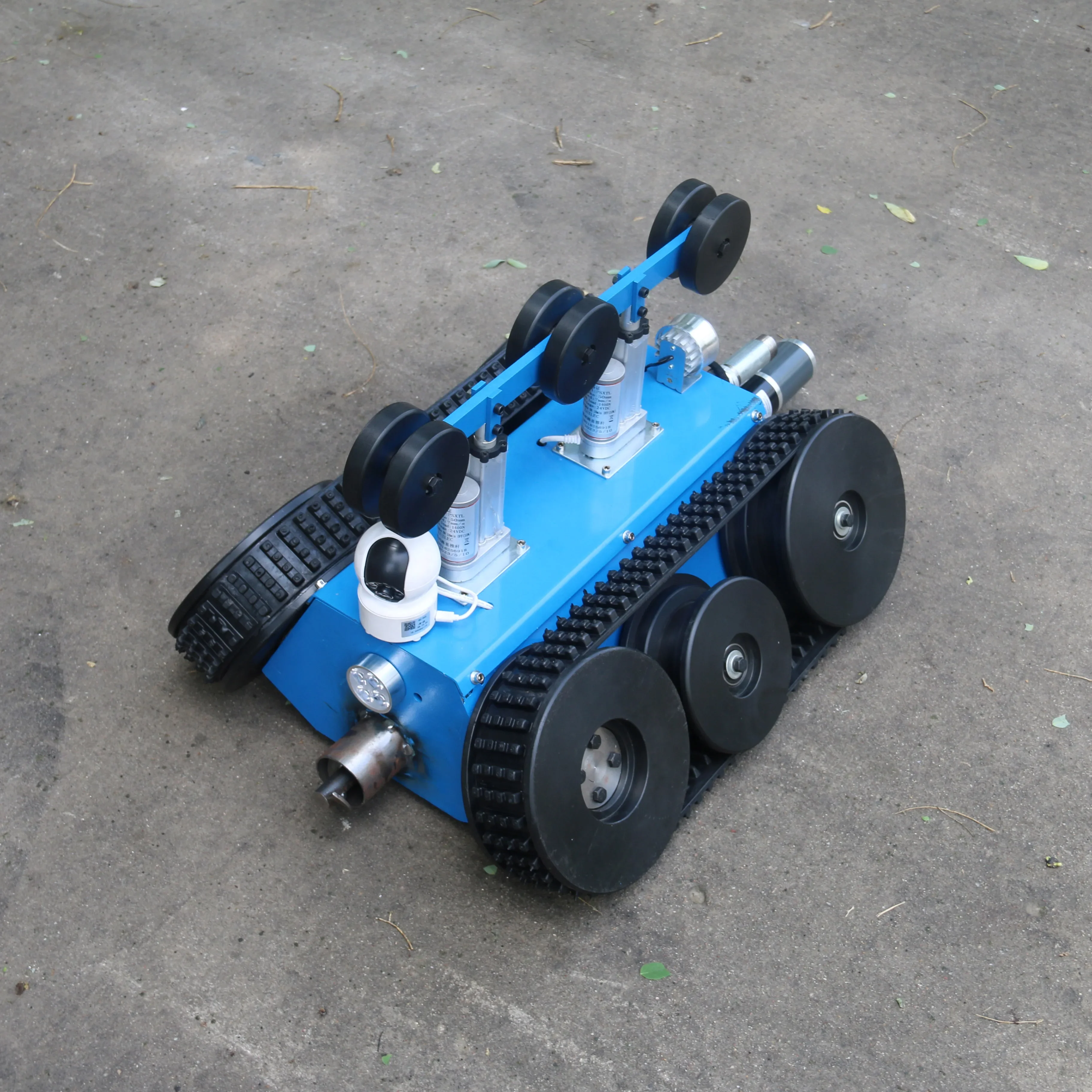 Small Rubber Track Chassis Hydraulic Underwater Pipeline Dredging Inspection Robot Crawler Chassis,