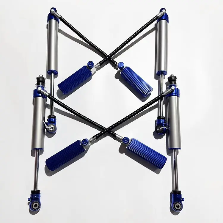 

Pajero 2-inch Blue Shock Absorbers 2.25 Pipe Diameter with 12 Segments Compression Adjustment