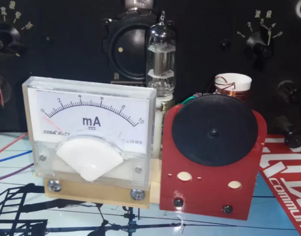 Передатчик 7,023 МГц QRP Маломощный передатчик CW Комплект электронного лампового передатчика