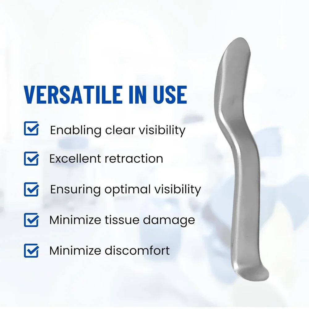 XYSZ-Écarteur de joues dentaire BleJules, ouvre-bouche pour implant, écarteur buccal en acier, outils de dentiste, 1 pièce