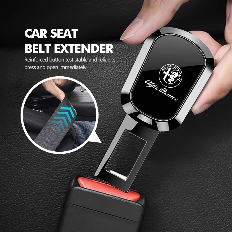 

2026 Hot Alfa Romeo For Alfa Romeo Car Seat Belt Clip Extension Safety Lock Buckle Plug Seatbelt Clip Extender Giulietta 940 201