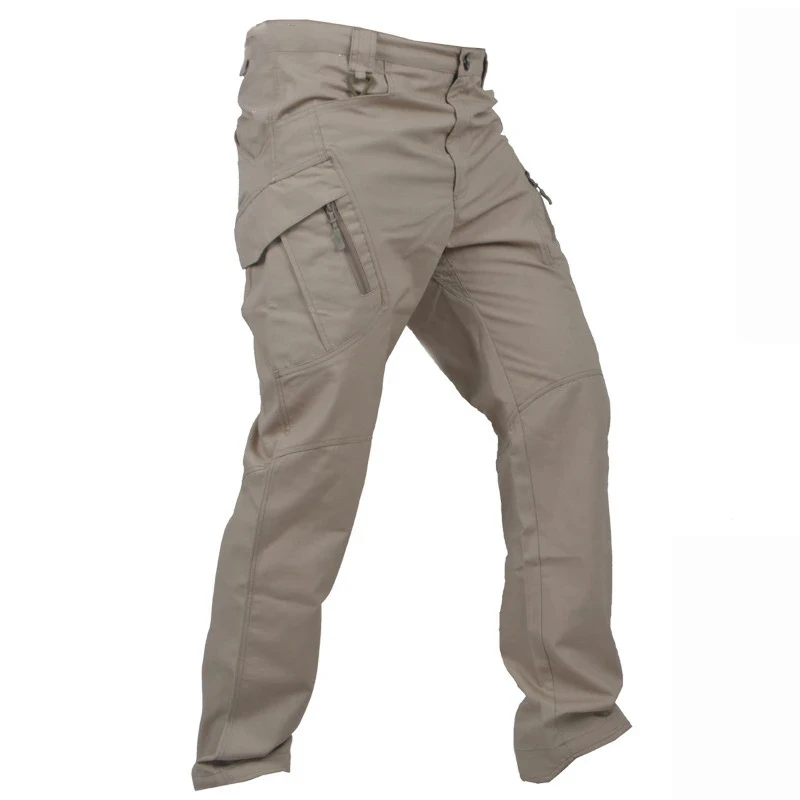 Men Pants Casual Cargo Pants New Tactical Trousers Male Plus Size Breathable Waterproof Multi-Pockets Pant Size S-5XL Plus Size