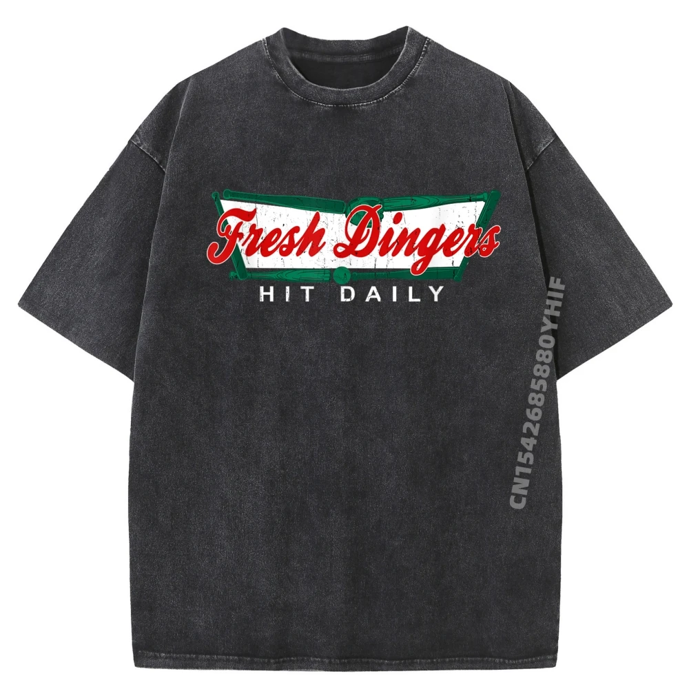 

Dont Bunt Hit Fresh Dingers Забавная бейсбольная софтбольная игра Черная футболка Мужская мягкая потертая футболка Camisas De Hombre Подарок на день рождения