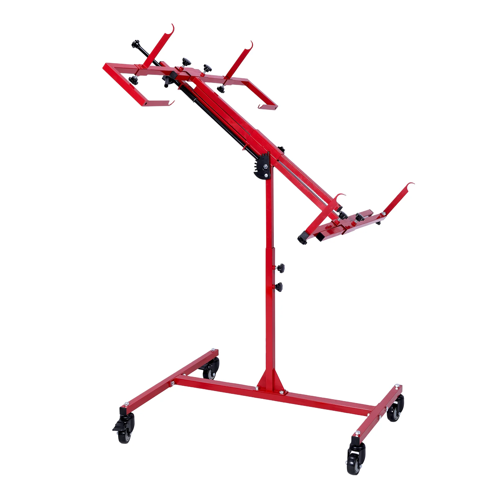 

Multifunction Auto Body Paint Stands Body Panel Stand with 4 Wheels Swivel 90° Multiple Angles for Automotive Bodyshop Repair