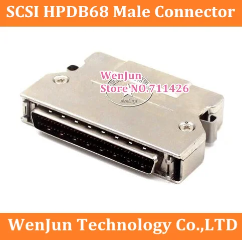 

SCSI 68P Male Connector SCSI 68Pin Male Adapter SCSI HPDB68 male Head with Iron Shell Welding Wire Type