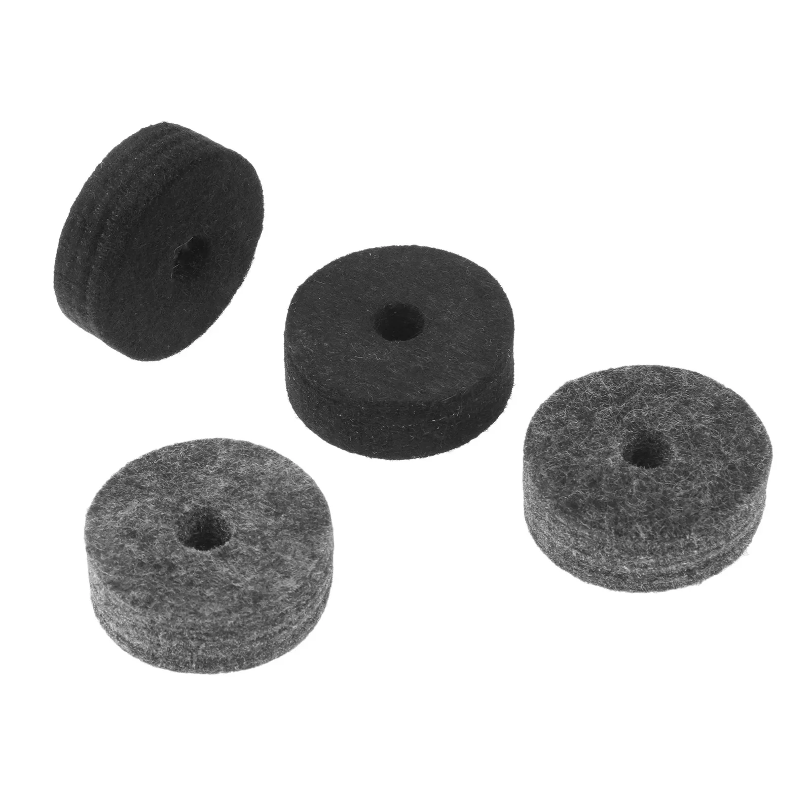 10pcs 4cm Cymbal Slices Felt Pads Protection Cymbal Hi-Hat Felt Pads Felt Strap Button Washer or Shelf Drum Replacement Kit