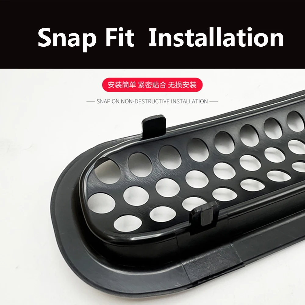7pcs Car Clip-in Front Grille Mesh Inserts Mesh Grille Guard for Jeep Wrangler JK JKU 2007-2015 Exterior Accessories