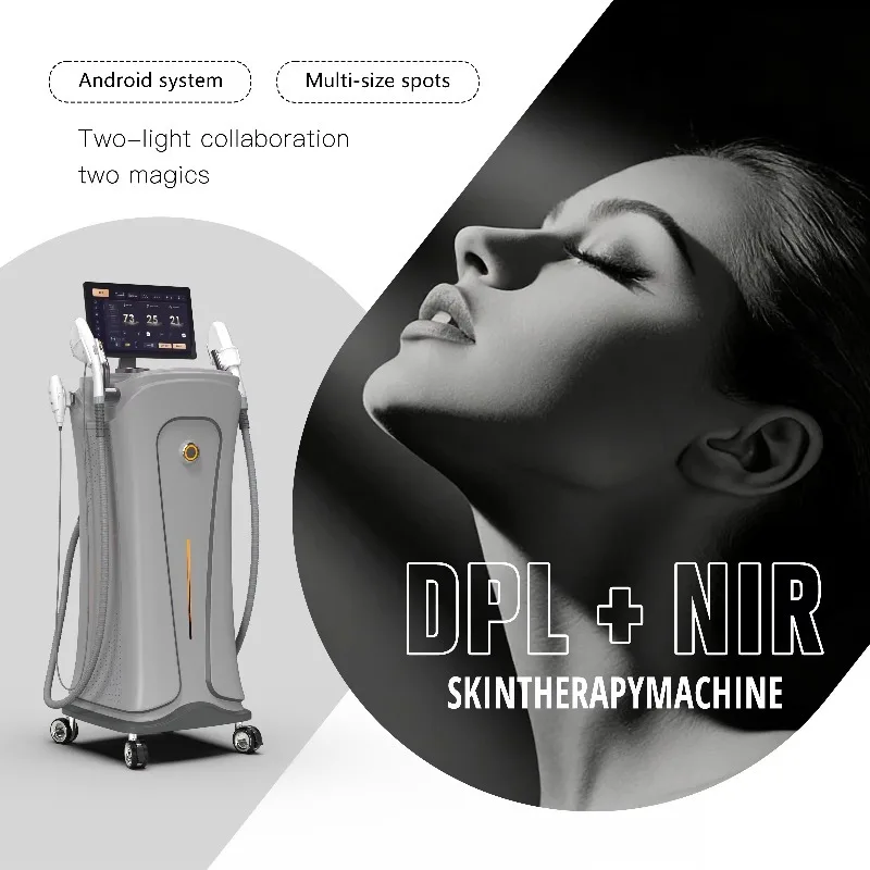 Professional DPL Skin Therapy Device with 10 Optional Adjustable Wavelength Filters Minimize Pores & Remove Freckles Effectively