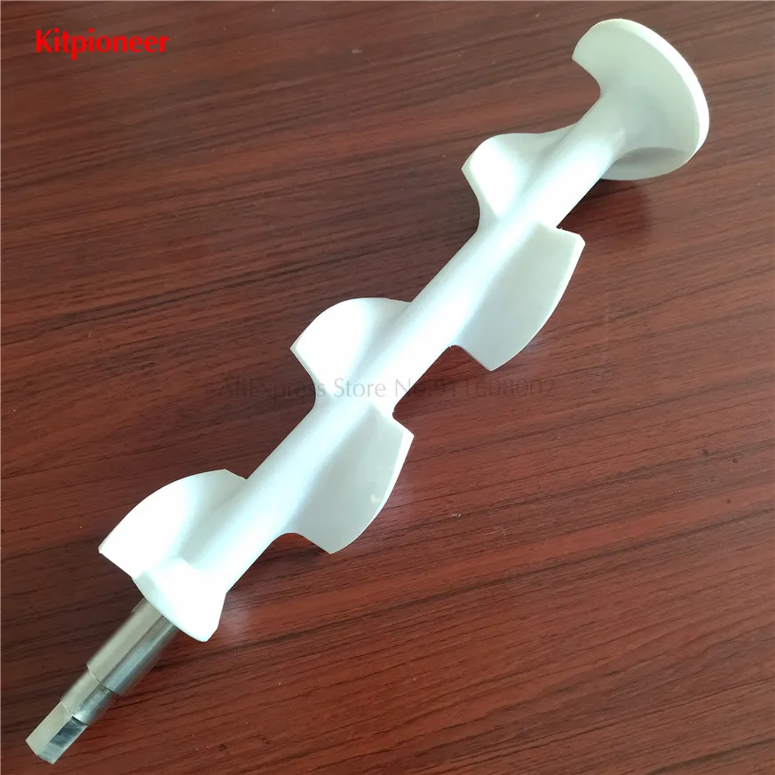 White Blender Beater Rod Spare Part Fitting For OP Soft Ice Cream Machines