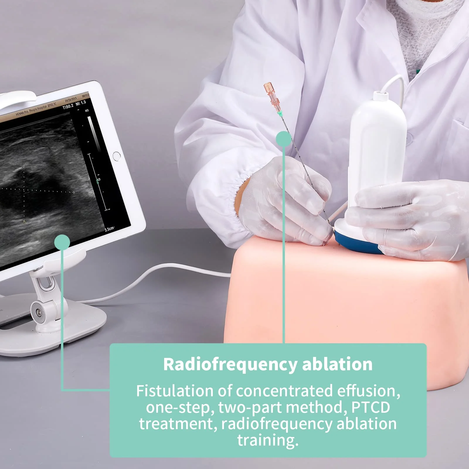 

Ультразвуковой прокол опуховик Phantom, брюшной 6, имитация поясницы, биопсии, циста, обучение проколам, практическое обучение
