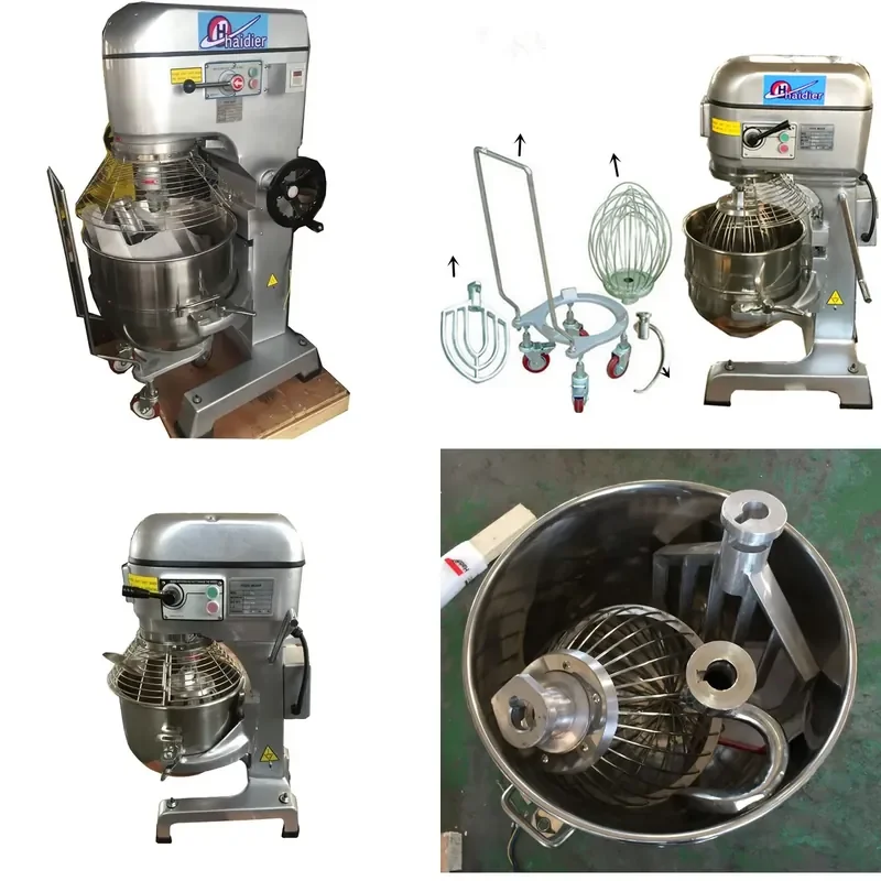 40L Food Blender Battery Operated Egg Beater Shea Butter Planetary Mixer for Sale
