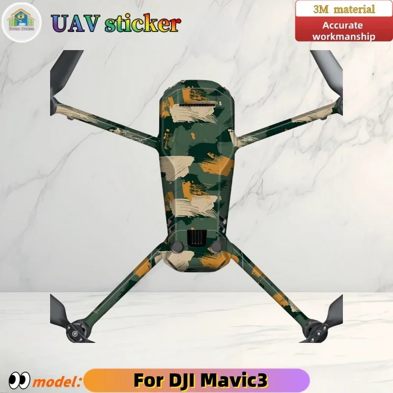 

For DJI Mavic3 unmanned aerial vehicle stickers, DIY skin,Precision tailoring wear-resistant protective film