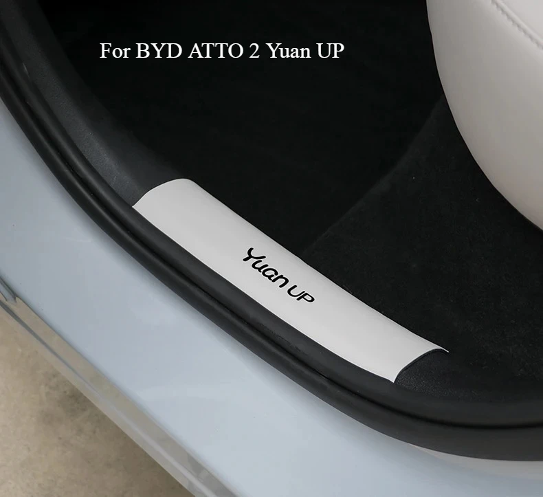 

For BYD ATTO 2 Yuan UP Threshold Strip Anti Scratch Protection Sticker Anti Wear Pedal Door Anti Kick Pad Car Interior Products