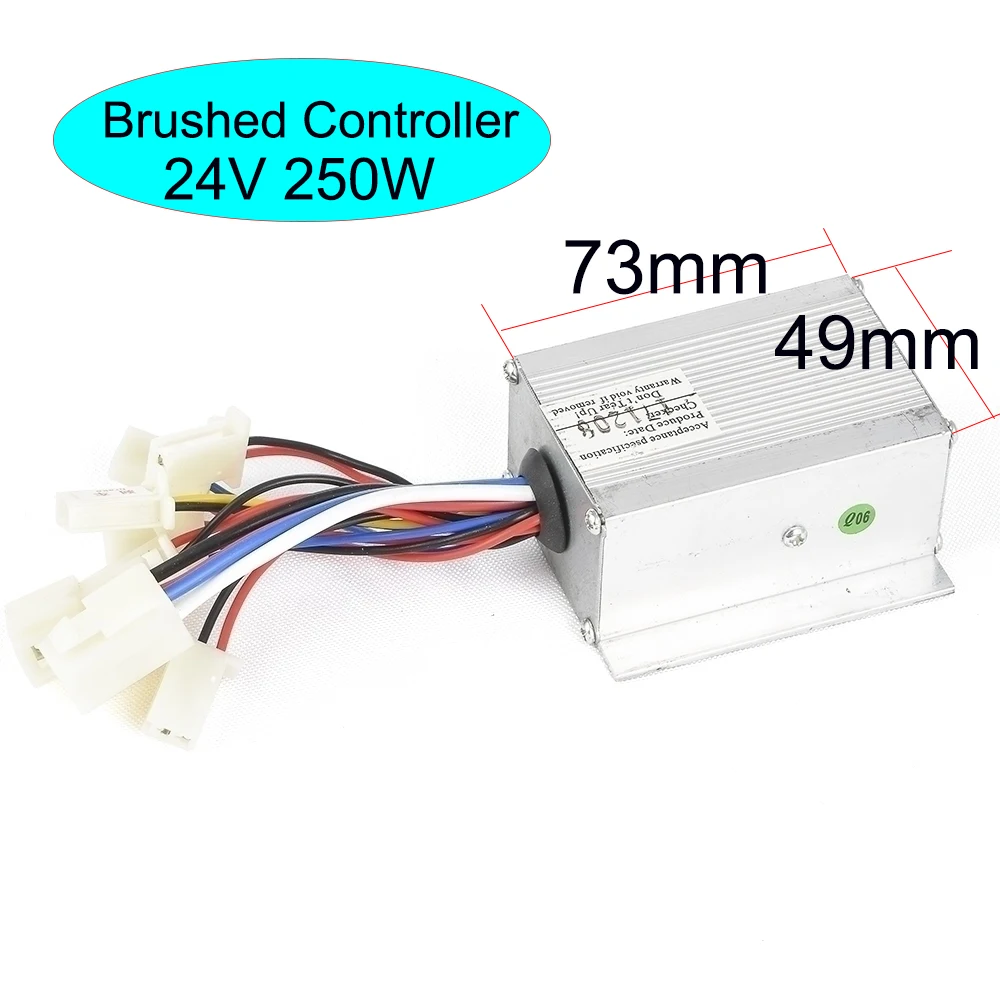 YINYUN 24V 250W Motor Speed Brush Controller For Electric Bicycle Motor Controller Electric Bike bicycle Electric Car LB27