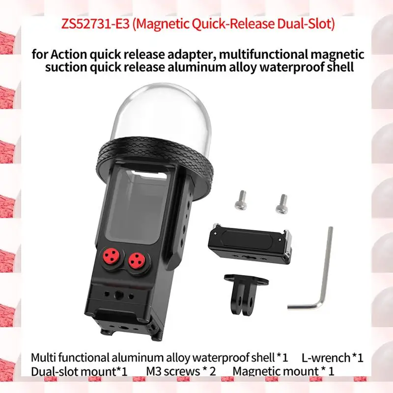 

ABGN Diving Shell For DJI OSMO POCKET 3 80M Waterproof High Transparency High Pressure Resistance