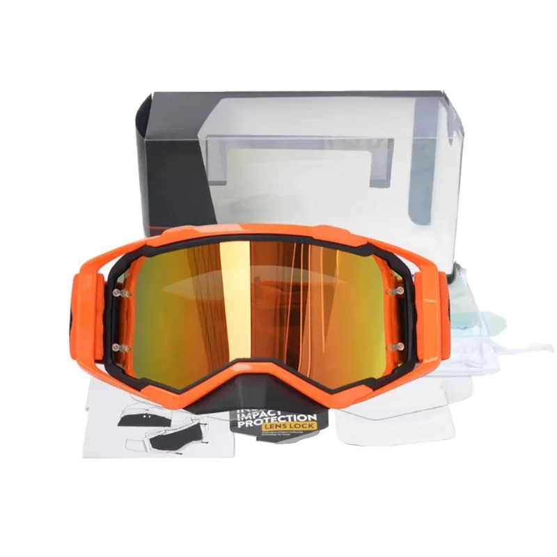 Motocross Goggles Glasses Off Road Dirt Bike Goggles Ski Sport Safety Glasses Mountain Bike Adult  Anti-ultraviolet Sunglasses