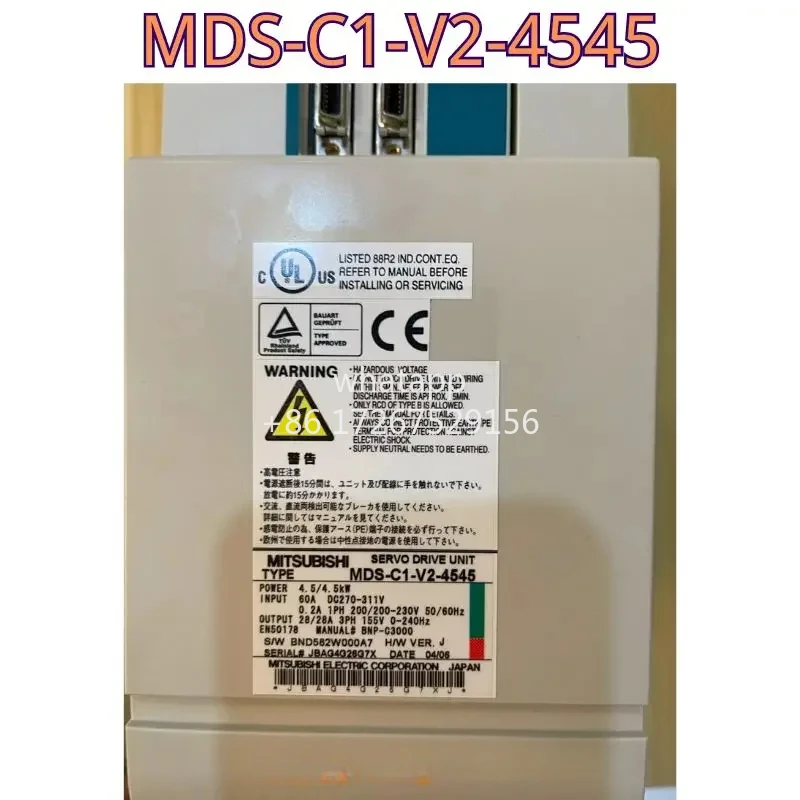 The functional test of the second-hand servo drive MDS-C1-V2-4545 is OK