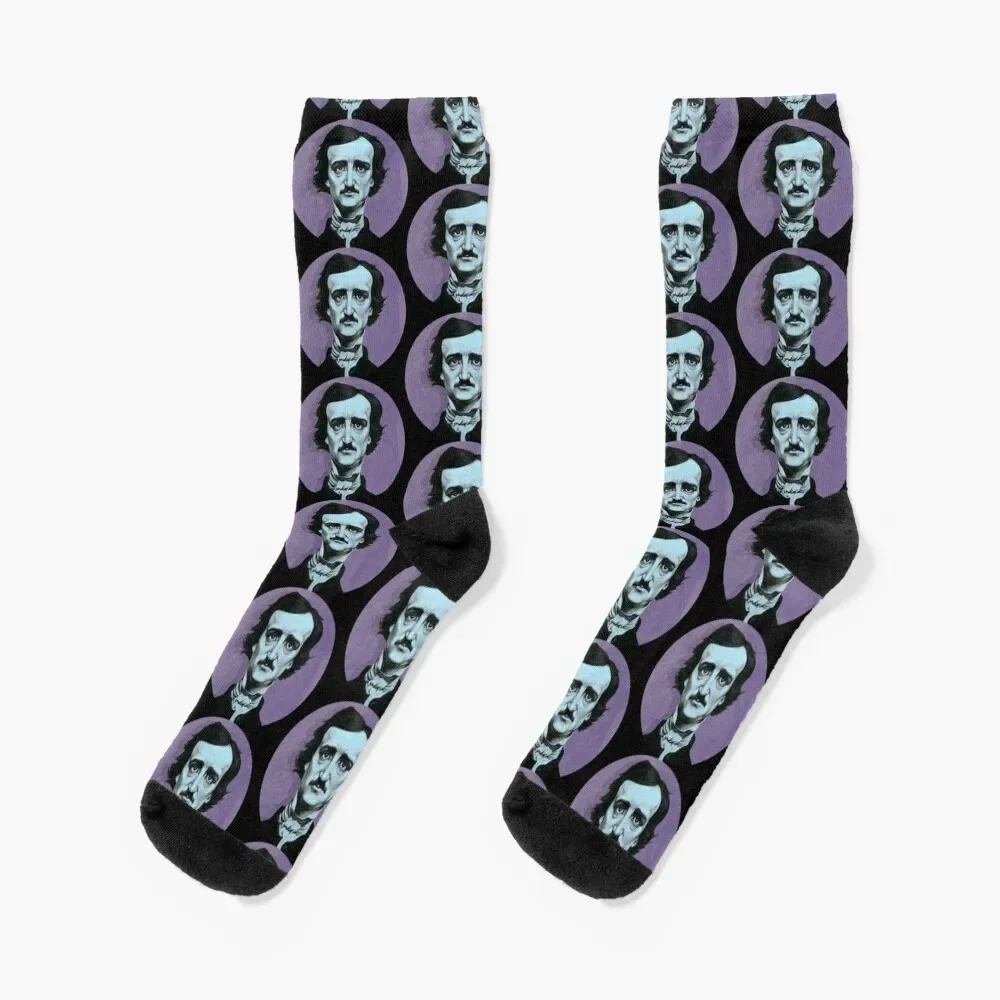 Edgar Allan Poe Socks happy cycling Socks Ladies Men's