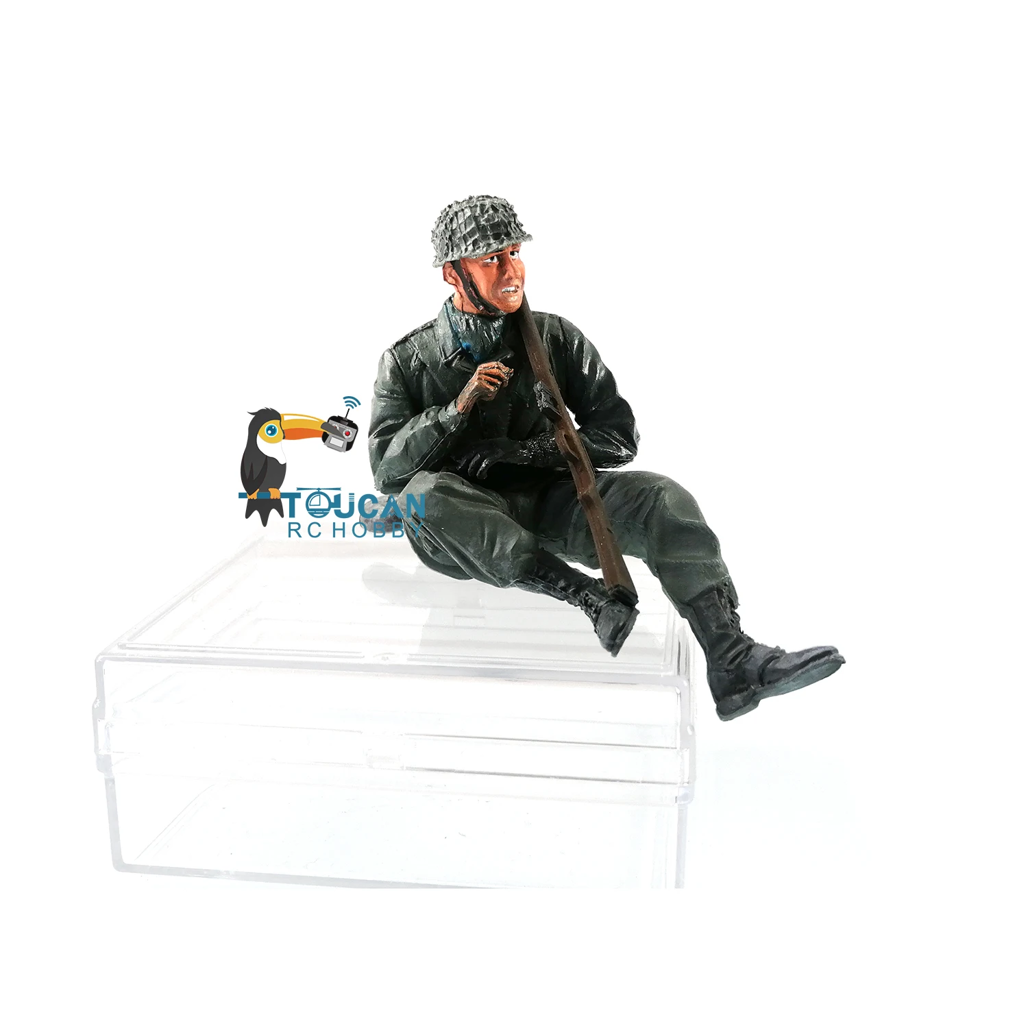 Heng Long 1/16 RC Hars Duitse Soldaat Model Decoratie Onderdelen voor 1/16 Afstandsbediening Tank Speelgoed TH20027