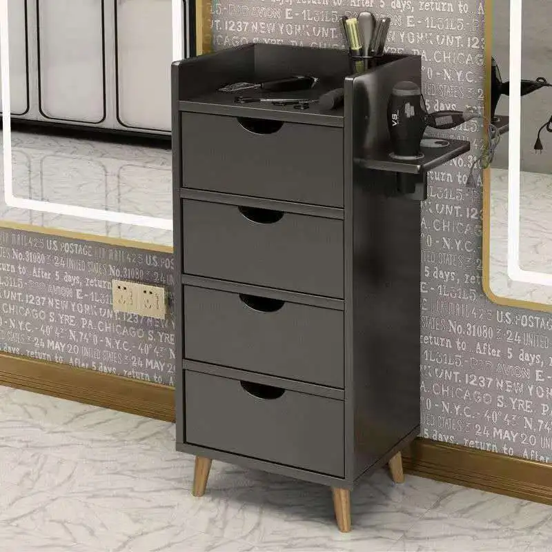 

Portable Cart Trolly Beauty Salon Trolley Professional Wooden Lash Furniture Nails Dental Organizer Wheels Golden Auxiliary Hair