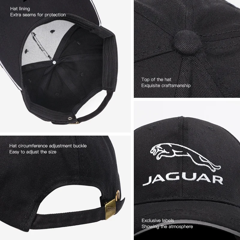 شعار قبعة بيسبول الرجال النساء قابل للتعديل بلغت ذروتها قبعة ل جاكوار X S F XF XE XJ XK XEL XFL XJL XJ6 XJS XKR XFR F-نوع F-Pace