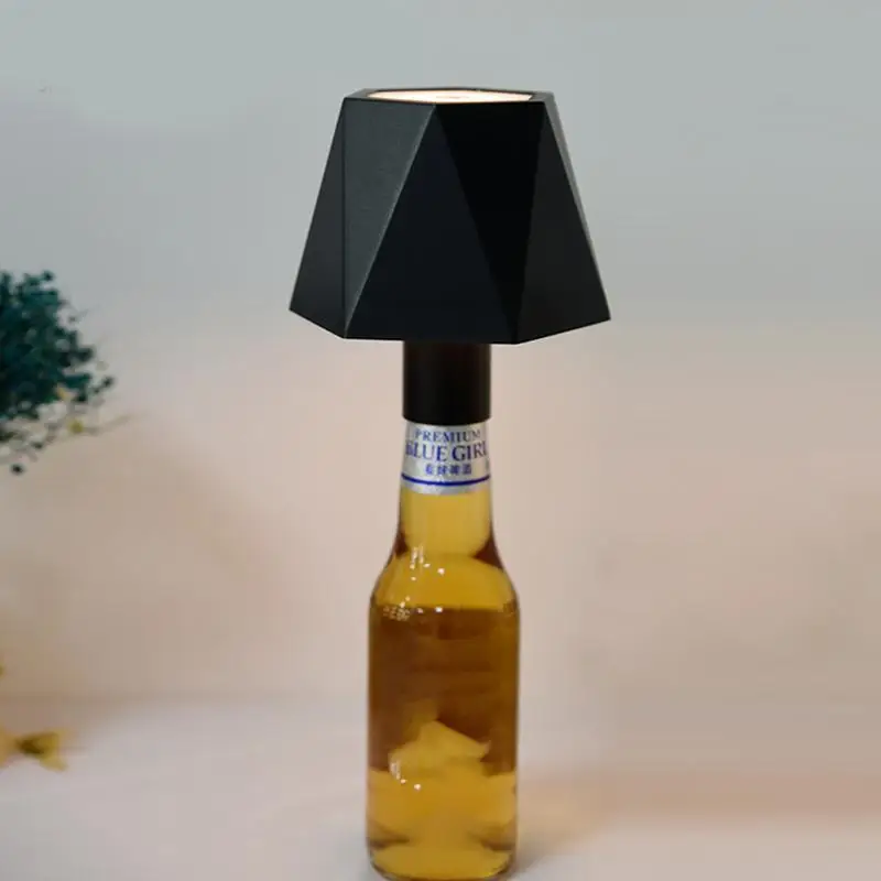 

Led Wine Bottle Lamp Elegant Table Lamps Sleek Bottle Lamp Led Light Touch Control For Champagne Magnums Vodka Gin Bottle