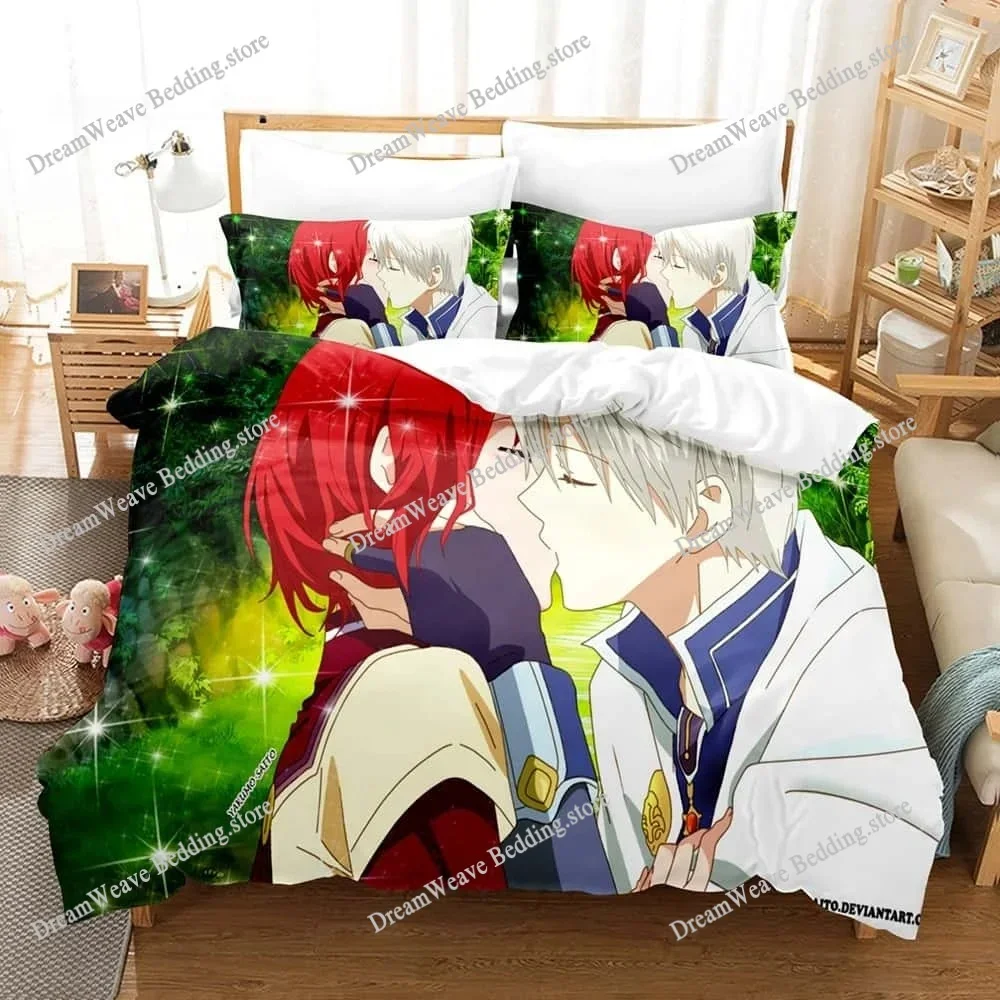 

3D Print Duvet Cover Snow White with The Red Hair Pattern Quilt Covers for Children Single Twin Queen King Bedding Home Textile7