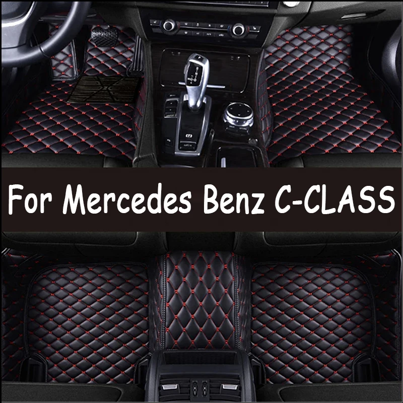 Custom Car Floor Mats For Mercedes Benz C-CLASS W204 W205 W206 C180-C450 Auto Carpets Foot Coche Accessorie