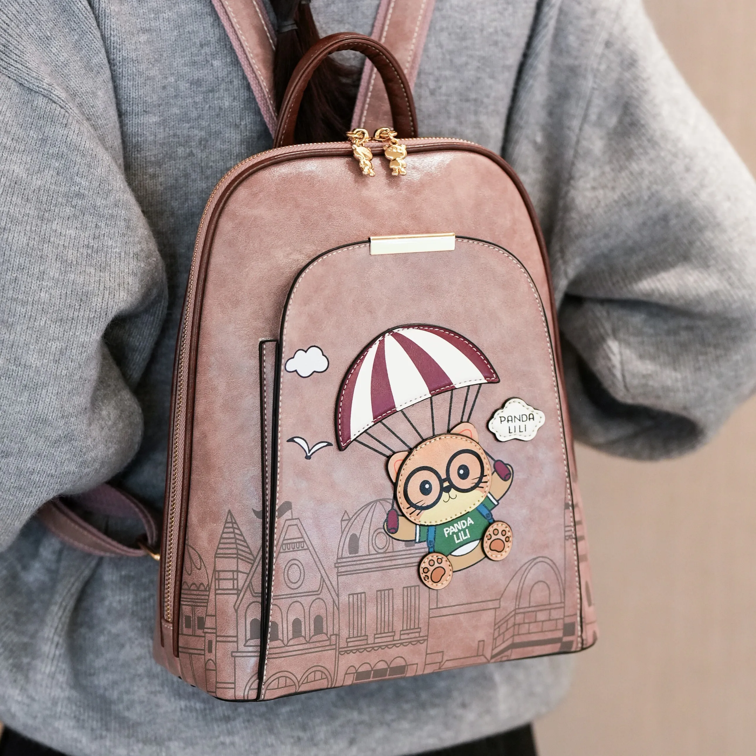 

BeiBaoBao Простая универсальная студенческая сумка в корейском стиле Рюкзак большой вместимости Ручная женская модная пригородная сумка для ежедневного использования