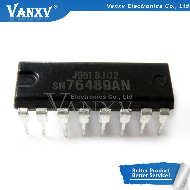 1-20PCS SN74LS85N 74LS85 SN76489AN SN76489 SN74HC165N 74HC165 MX1515 1515 PCF8574P PCF8574 TC9413AP TC9413 DIP-16