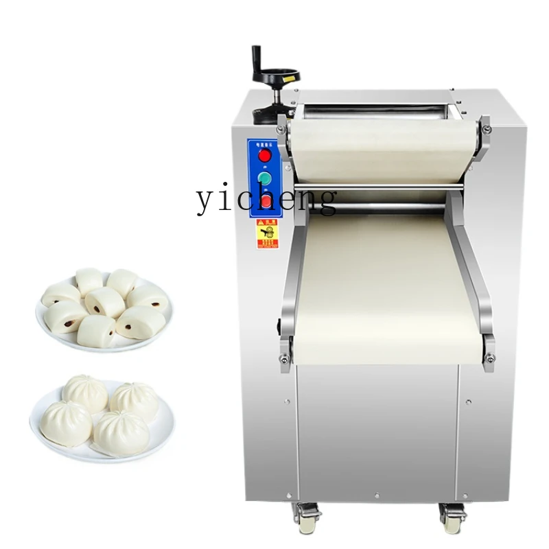 

ZK Commercial Electric Noodle Press Small Household Stainless Steel Noodle Rolling Machine Automatic Noodle Kneader