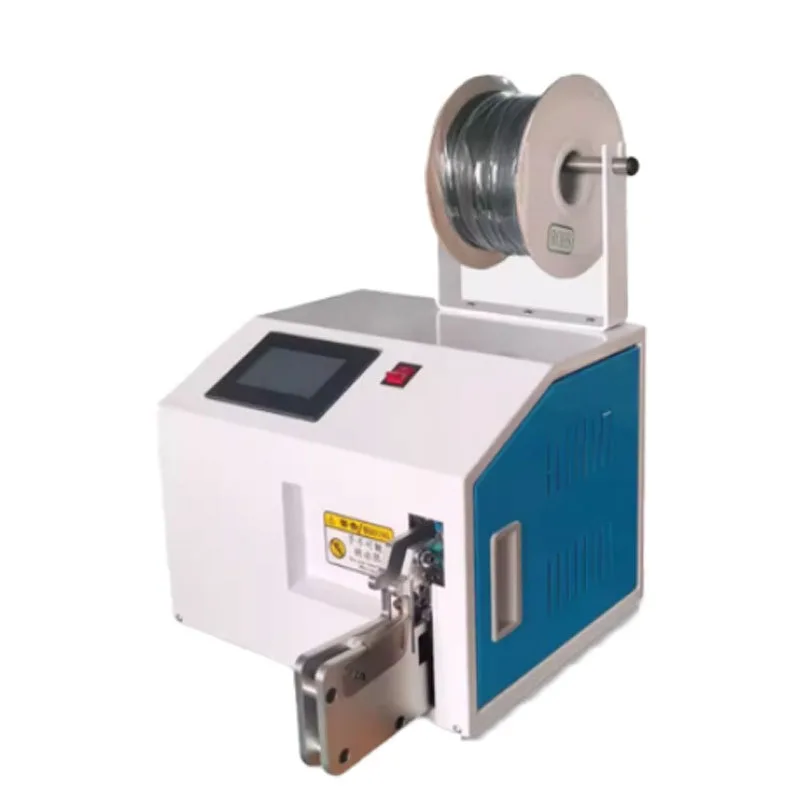 Automatic Wire Tying Machine Electric Cable Winding Bundling Device Touch Screen Single Tie Wrapping Equipment for Power Cord
