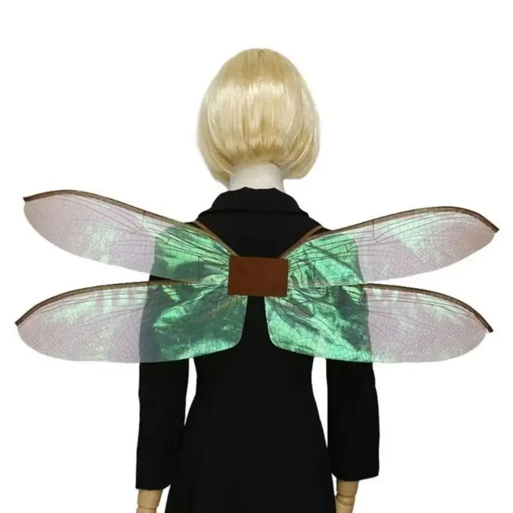 Nuevas Alas de Hada Coloridas para Niños, Alas de Libélula y Mariposa para Fotos de Escenario, Accesorio de Disfraz de Hada para Mujer y Niña en Halloween