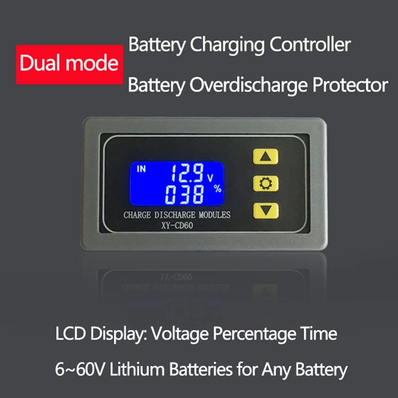 XY-CD60 CD60 DC6-60V Solar Charging Discharge Control Low Voltage Current Board Battery Protection Board