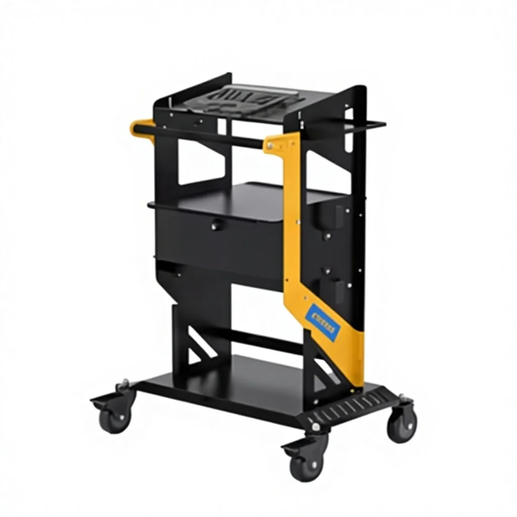 Premium 360° Rotating Casters Tool Storage Cabinets Lockable Diagnostic Trolley With Power Supply OEM Customizable