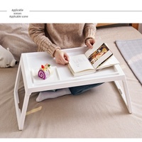 Dormitory Students Foldable Study Table Home Bed Desk Portable Breakfast Tray Laptop Desk Lazy Dining Table for Sofa Bay Window