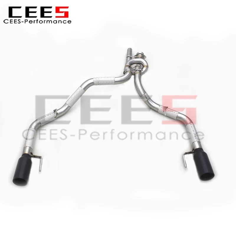 CEES High Quality Stainless Steel Straight Customized Catback Exhaust System Assembly for Ford F150 3.5T 2015-2019 Exhaust Pipe